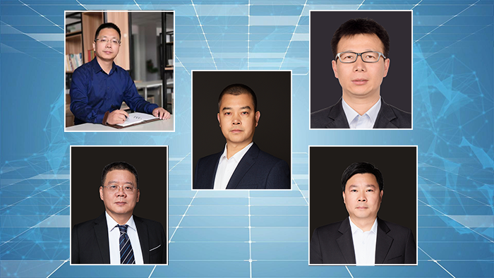 科研核心团队 科技感背景