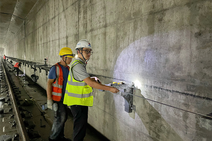 疏散平台安装现场4